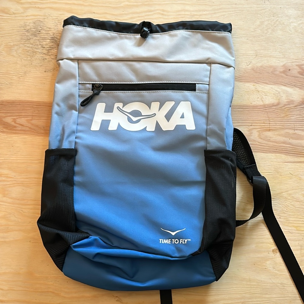 Hoka Drawstring Backpack